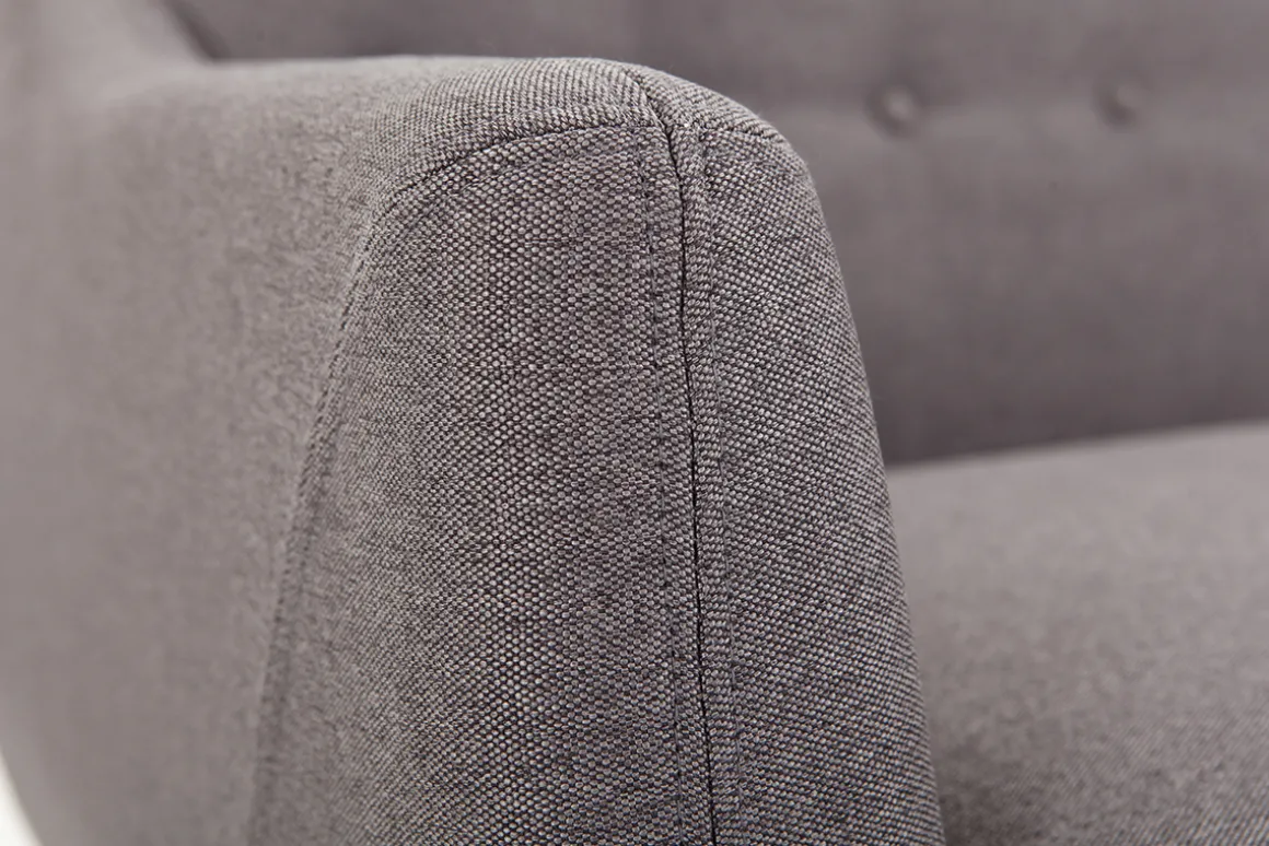 Cheap Miliboo Sofá diseño 2 plazas gris antracita YNOK