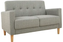 Best Sale Miliboo Sofá diseño 2 plazas gris MOON