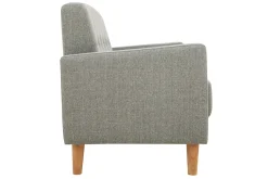 Best Sale Miliboo Sofá diseño 2 plazas gris MOON