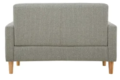 Best Sale Miliboo Sofá diseño 2 plazas gris MOON