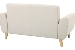 Flash Sale Miliboo Sofá diseño 2 plazas tejido natural y patas roble EKTOR