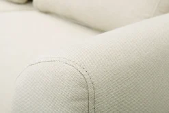 Flash Sale Miliboo Sofá diseño 2 plazas tejido natural y patas roble EKTOR