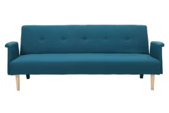 Sale Miliboo Sofá diseño convertible azul OSCAR