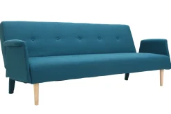 Sale Miliboo Sofá diseño convertible azul OSCAR