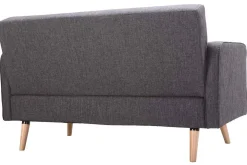 Flash Sale Miliboo Sofá escandinavo 2 plazas gris oscuro ULLA