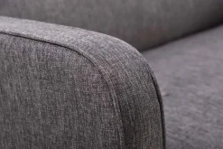 Flash Sale Miliboo Sofá escandinavo 2 plazas gris oscuro ULLA