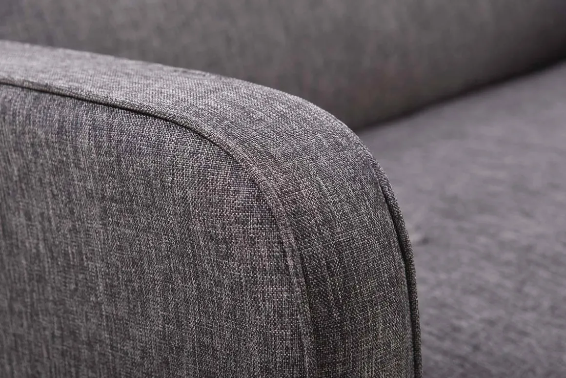 Flash Sale Miliboo Sofá escandinavo 2 plazas gris oscuro ULLA