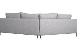 Clearance Miliboo Sofá esquinero 5 plazas gris PUCHKINE