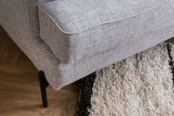 Clearance Miliboo Sofá esquinero 5 plazas gris PUCHKINE