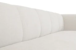 Fashion Miliboo Sofá moderno de tela beige 4 plazas OLIVEIRO