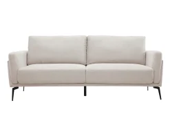 Cheap Miliboo Sofá moderno 3 plazas de tejido efecto aterciopelado texturizado beige MOSCO
