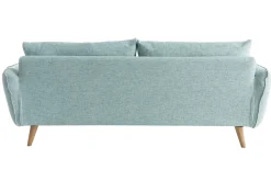 Cheap Miliboo Sofá nórdico 3 plazas azul hielo CREEP
