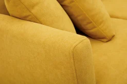 Cheap Miliboo Sofá nórdico 2 plazas desenfundable terciopelo mostaza OSLO