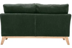 Best Sale Miliboo Sofá nórdico 2 plazas desenfundable terciopelo kaki OSLO
