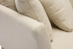 Flash Sale Miliboo Sofá nórdico 2 plazas desenfundable tejido beige OSLO