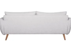 Clearance Miliboo Sofá nórdico 3 plazas gris claro CREEP