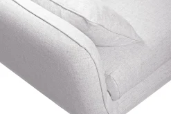 Clearance Miliboo Sofá nórdico 3 plazas gris claro CREEP