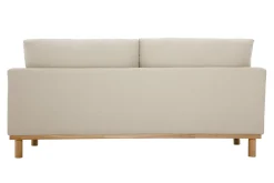 Best Miliboo Sofá nórdico 3 plazas beige HOBART