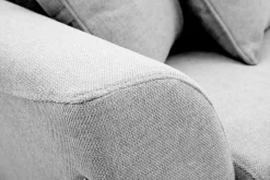 Best Sale Miliboo Sofá nórdico 3 plazas gris claro y fresno ASAKO