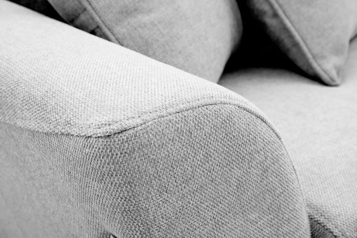 Best Sale Miliboo Sofá nórdico 3 plazas gris claro y fresno ASAKO