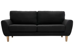 Store Miliboo Sofá nórdico tejido gris antracita 3 plazas ALICE