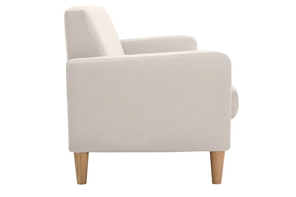 Store Miliboo Sofá nórdico tejido natural 3 plazas LUNA
