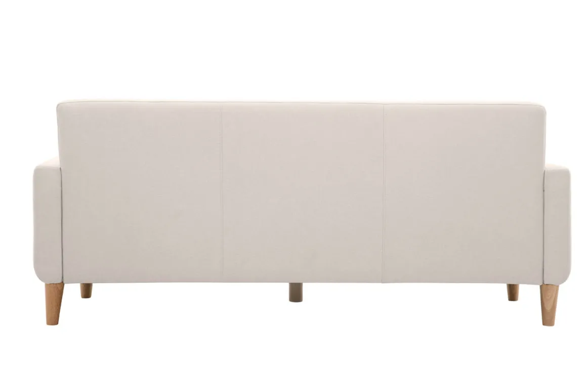 Store Miliboo Sofá nórdico tejido natural 3 plazas LUNA
