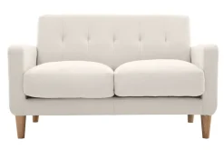Best Sale Miliboo Sofá nórdico tejido natural 2 plazas LUNA