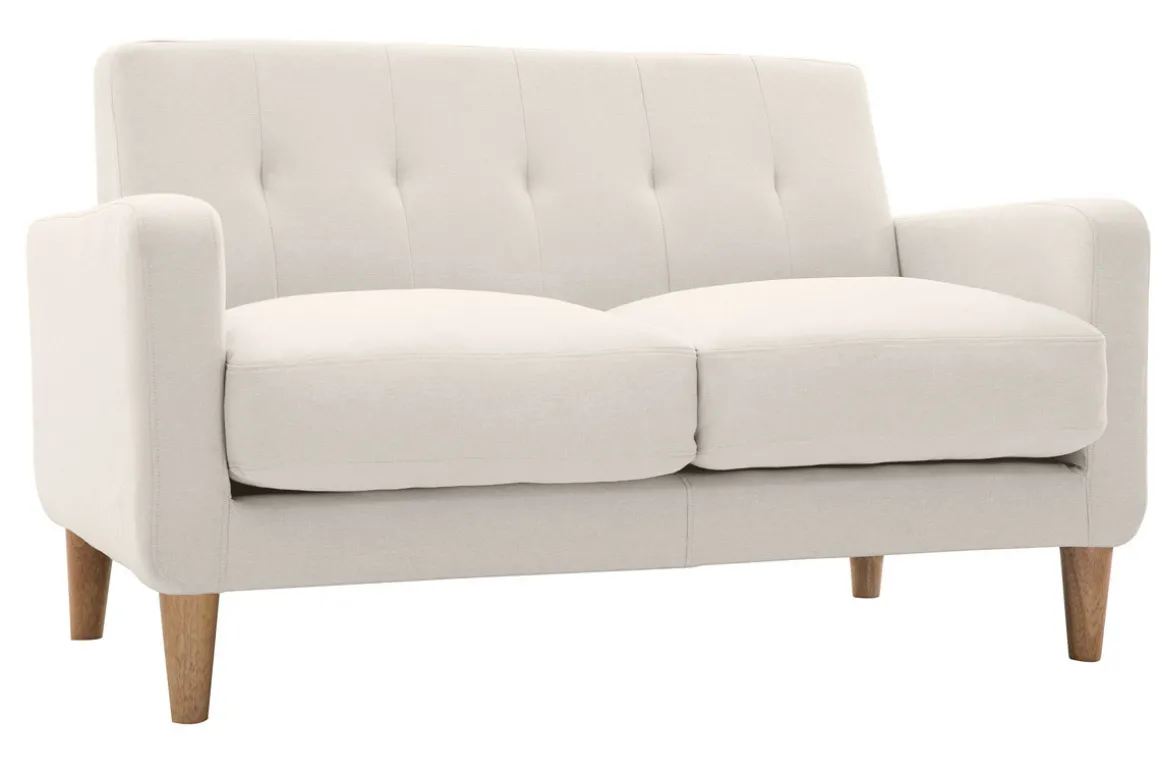Best Sale Miliboo Sofá nórdico tejido natural 2 plazas LUNA