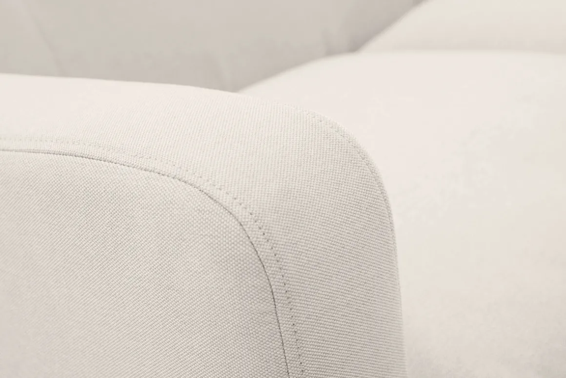Best Sale Miliboo Sofá nórdico tejido natural 2 plazas LUNA