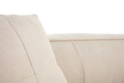 Flash Sale Miliboo Sofá 3 plazas tejido efecto terciopelo natural COBAIN