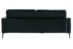 Cheap Miliboo Sofá vintage negro 3 plazas RICCI