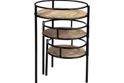 Flash Sale Miliboo Soporte para plantas modulable en metal y mango THREE