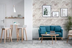 Best Miliboo Taburete / silla de bar diseño madera natural y blanco escandinavo BALTIK