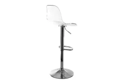 Shop Miliboo Taburete de bar de diseño transparente (lote de 2) GALILEO