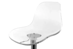Shop Miliboo Taburete de bar de diseño transparente (lote de 2) GALILEO