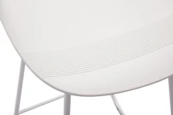 Fashion Miliboo Taburete de bar diseño blanco lote de 2 ELLA