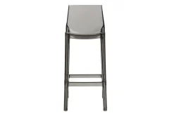 Sale Miliboo Taburete de bar diseño gris ahumado lote de 2 YLAK