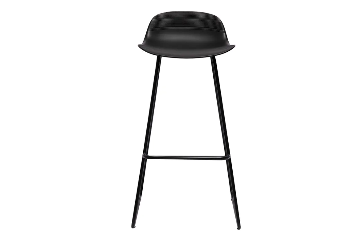Hot Miliboo Taburete de bar diseño negro lote de 2 ELLA