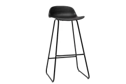 Hot Miliboo Taburete de bar diseño negro lote de 2 ELLA