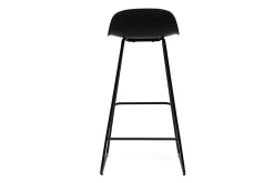 Hot Miliboo Taburete de bar diseño negro lote de 2 ELLA