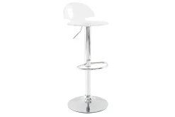 Shop Miliboo Taburete de bar diseño plexiglas transparente lote de 2 ORION