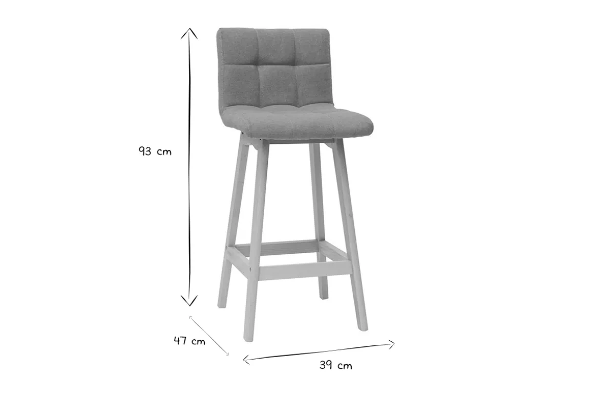 Shop Miliboo Taburete de bar efecto aterciopelado amarillo a 65cm lote de 2 KLARIS