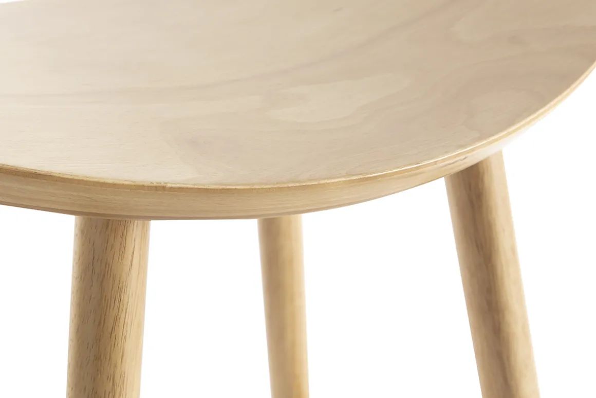 Best Sale Miliboo Taburete de bar madera clara 65 cm DEMORY