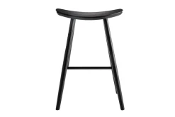Shop Miliboo Taburete de bar nogal 65 cm DEMORY