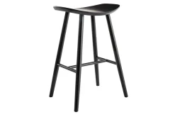 Shop Miliboo Taburete de bar nogal 65 cm DEMORY