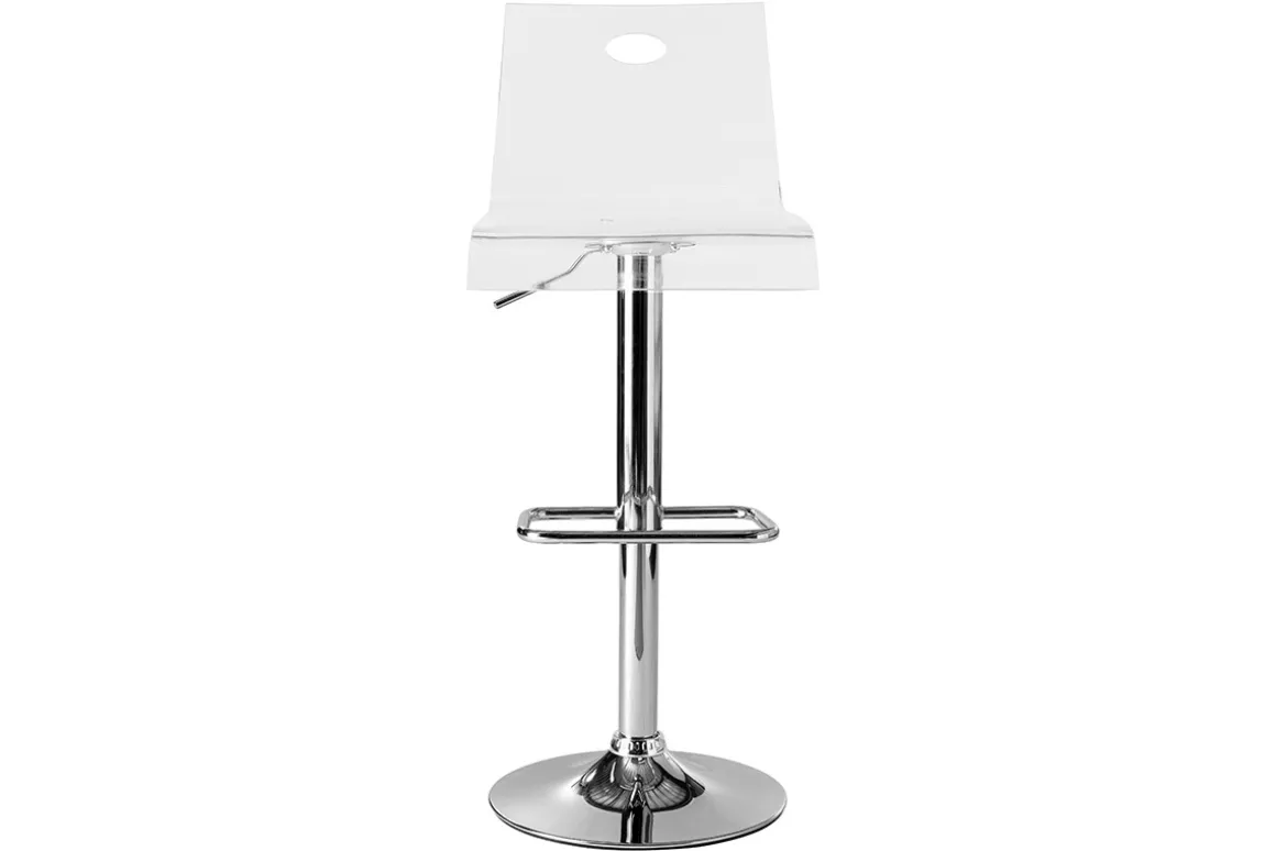 Store Miliboo Taburete de bar SATURNO de metacrilato transparente (lote de dos)