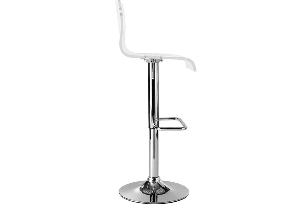 Store Miliboo Taburete de bar SATURNO de metacrilato transparente (lote de dos)