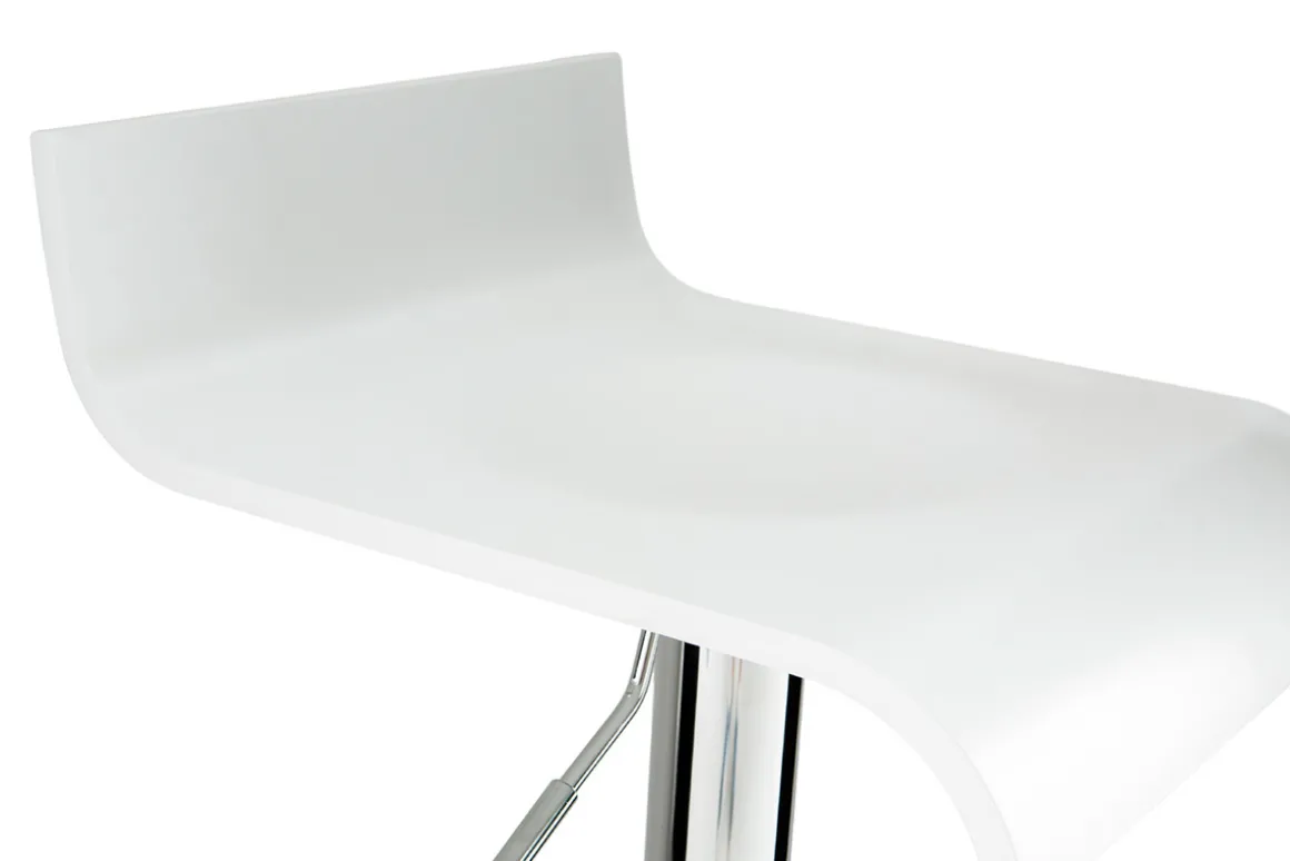 Outlet Miliboo Taburete de bar SURF color blanco