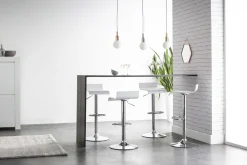Outlet Miliboo Taburete de bar SURF color blanco
